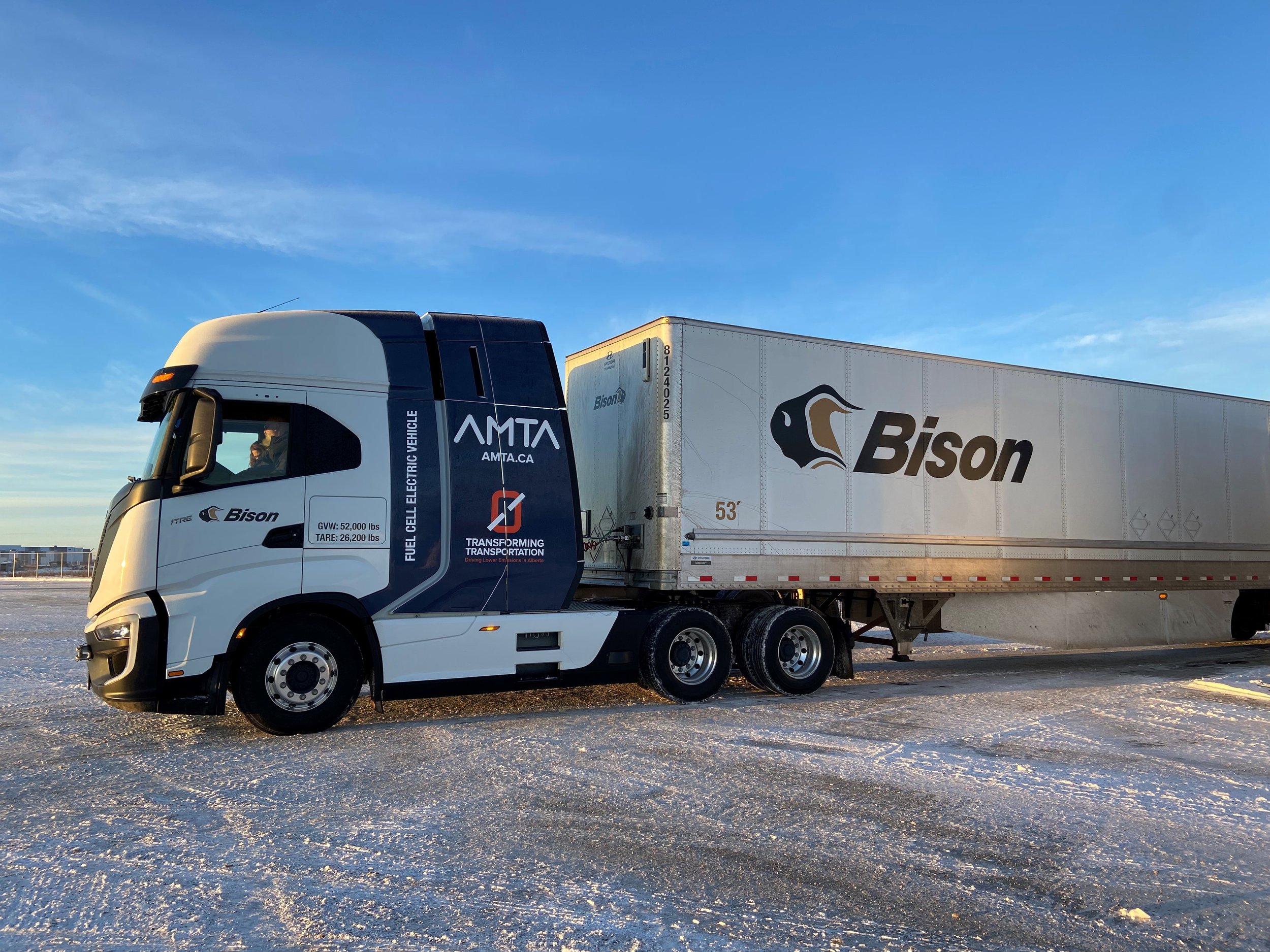 AMTA and Bison Transport Fuel Cell Electric Vehicle (FCEV) Project Truck