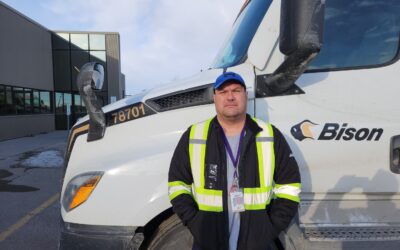 AMTA February 2025 Driver of the Month: Jason Lowry, Bison Transport Inc. (Rocky View, AB)