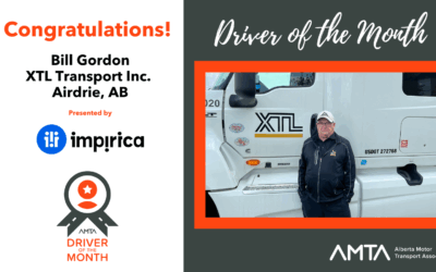 AMTA June 2025 Driver of the Month: Bill Gordon, XTL Transport Inc. (Airdrie, AB)