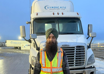 February 2023 Driver of the Month: Kashmir Singh Bhinder, Syndicate Transport