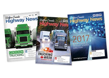 3 Western Canada Highway News Magazine Covers 3 Western Canada Highway News Magazine Covers