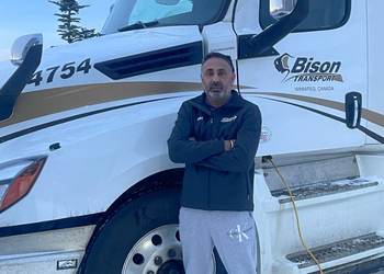 January 2023 Driver of the Month: Shavinder Brar, Bison Transport