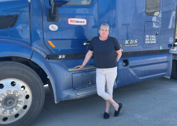 May 2023 Driver of the Month: Kim Lamb, Trimac Transportation